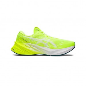 Safety Yellow/White Asics 1012B288.750 Novablast 3 Running Shoes | SKTOQ-2173