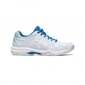 Sky/White Asics 1042A167.405 Gel-Dedicate 7 Tennis Shoes | FUBPQ-3902