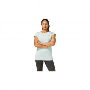 Slate Grey Asics 2012A786.021 Race Seamless Short Sleeve Top T-Shirts & Tops | CDRNJ-9421