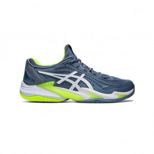 Steel Blue/White Asics 1041A370.400 Court FF 3 Tennis Shoes | AUPYV-8150