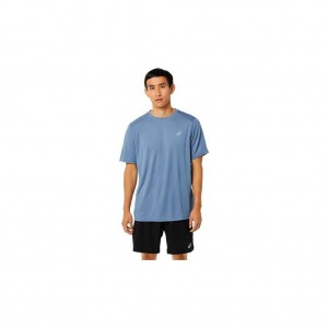 Storm Blue Asics 2031B708.471 Short Sleeve Core Top T-Shirts & Tops | XPONK-0425