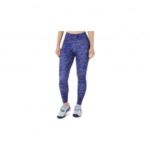 Tennis Japan Brushed Aop Orchid Asics 2032C055.538 New Strong 92 Printed Tight Tights & Leggings | RAMFI-1256