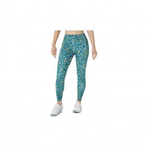 Tennis Japan Brushed Aop Soothing Sea Asics 2032C055.316 New Strong 92 Printed Tight Tights & Leggings | FPYWC-2706