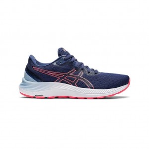 Thunder Blue/Blazing Coral Asics 1012A915.409 Gel-Excite 8 (D) Running Shoes | OXIYV-9564