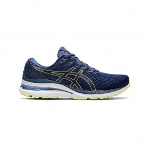 Thunder Blue/Glow Yellow Asics 1011B189.401 Gel-Kayano 28 Running Shoes | PRBOF-8201
