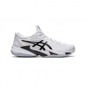 White/Black Asics 1041A370.100 Court FF 3 Tennis Shoes | OTNLR-9352