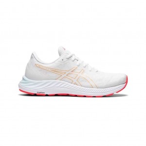 White/Champagne Asics 1012B085.101 Gel-Excite 8 Running Shoes | BMAGH-0251