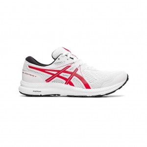 White/Classic Red Asics 1011B040.100 Gel-Contend 7 Running Shoes | TNSRL-8796