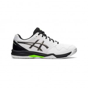 White/Gunmetal Asics 1041A223.101 Gel-Dedicate 7 Tennis Shoes | UZDXS-6487