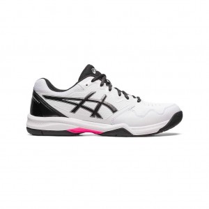 White/Hot Pink Asics 1041A223.104 Gel-Dedicate 7 Tennis Shoes | YIHMN-1489
