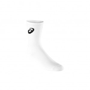 White Asics ZK1454.01 Team Crew Socks Socks | CAQRZ-6048