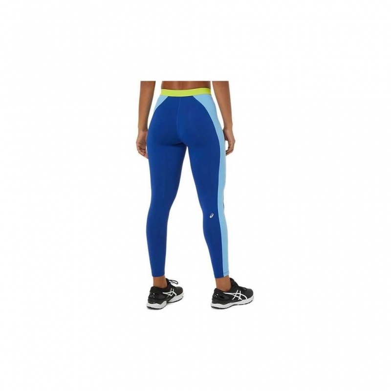 Asics Blue/Arctic Sky/Green Gecko Asics 2032C060.960 The New Strong Repurposed Tight Tights & Leggings | GUWSK-8974