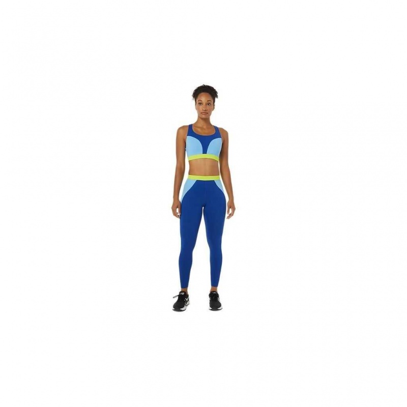 Asics Blue/Arctic Sky/Green Gecko Asics 2032C060.960 The New Strong Repurposed Tight Tights & Leggings | GUWSK-8974