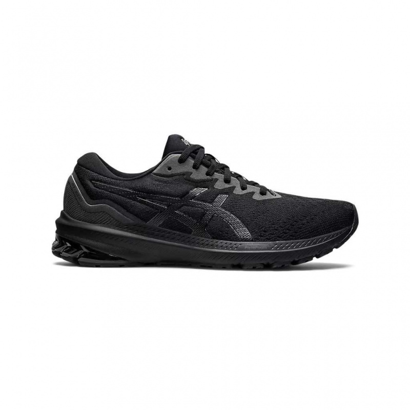 Black/Black Asics 1011B356.002 Gt-1000 11 (4E) Running Shoes | MCSQH-2964