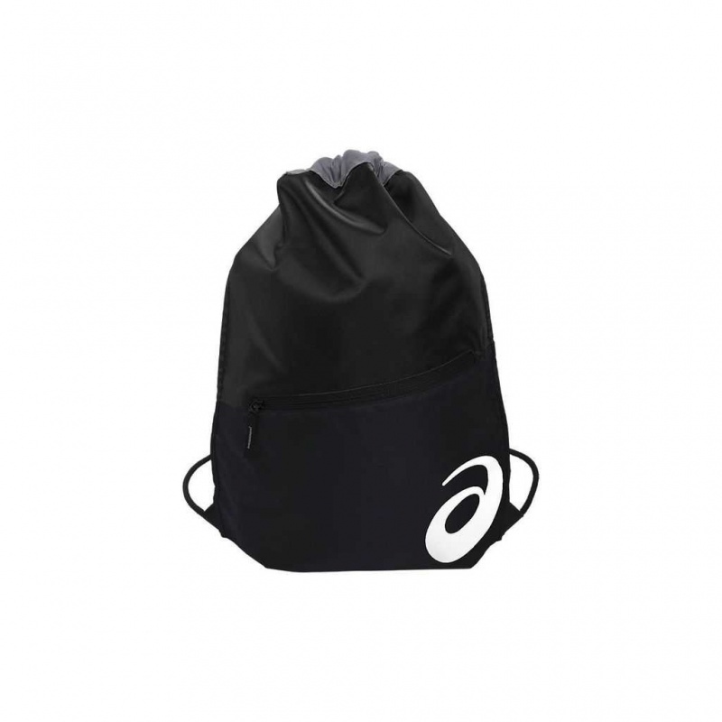 Black/Black Asics ZR3177.9090 Tm Cinch Ii Bag Bags and Packages | HEITR-1297