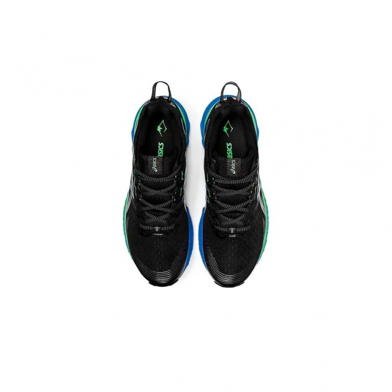 Black/Blue Coast Asics 1011B329.002 Gel-Trabuco 10 Trail Running Shoes | FEIKJ-4701