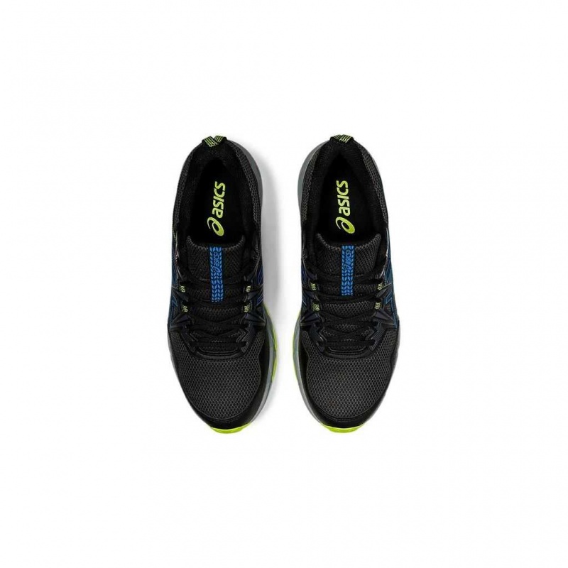 Black/Directoire Blue Asics 1011A826.003 Gel-Venture 8 (4E) Trail Running Shoes | GSUVX-3652