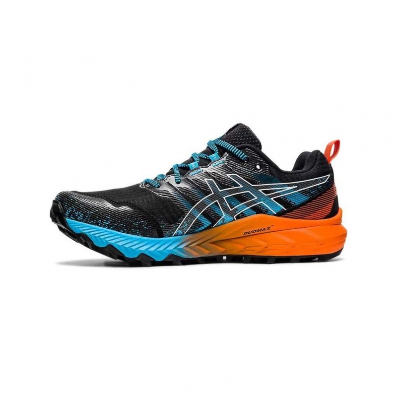 Black/White Asics 1011B030.002 Gel-Trabuco 9 Trail Running Shoes | NXRDV-0672