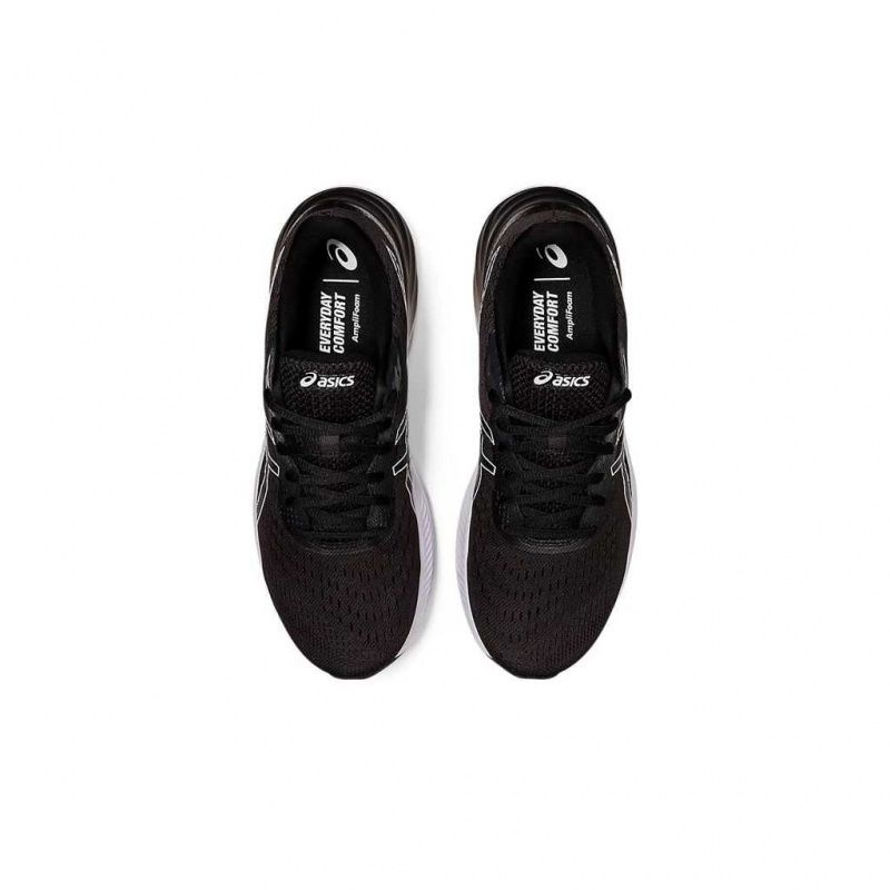 Black/White Asics 1011B037.002 Gel-Excite 8 (4E) Running Shoes | UMDSZ-4259
