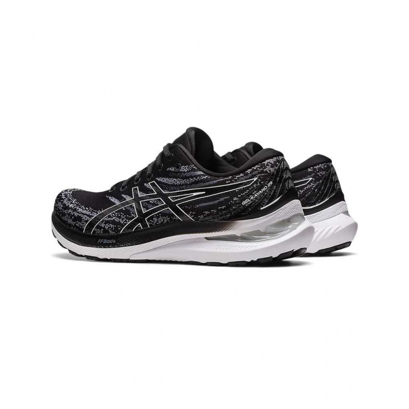 Black/White Asics 1011B470.002 Gel-Kayano 29 Wide Running Shoes | WUOCP-1340