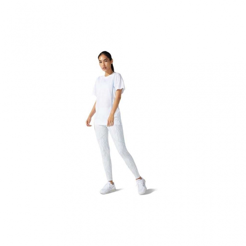 Brilliant White/Mist Asics 2042A195.115 New Strong 92 Short Sleeve Top T-Shirts & Tops | CQKZB-1804