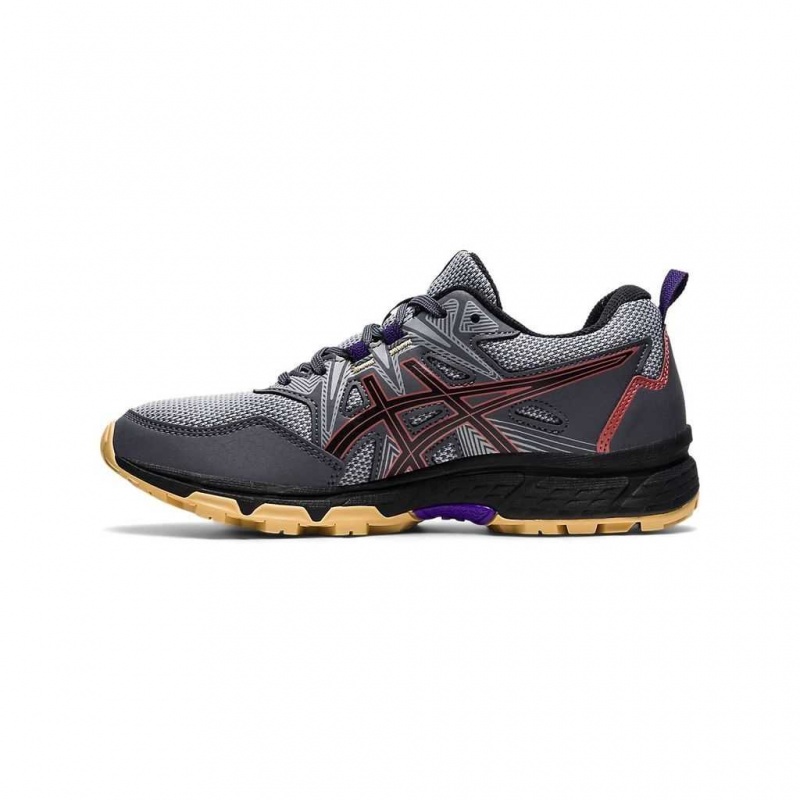 Carrier Grey/Red Brick Asics 1012A706.023 Gel-Venture 8 (D) Trail Running Shoes | YEBCD-5629