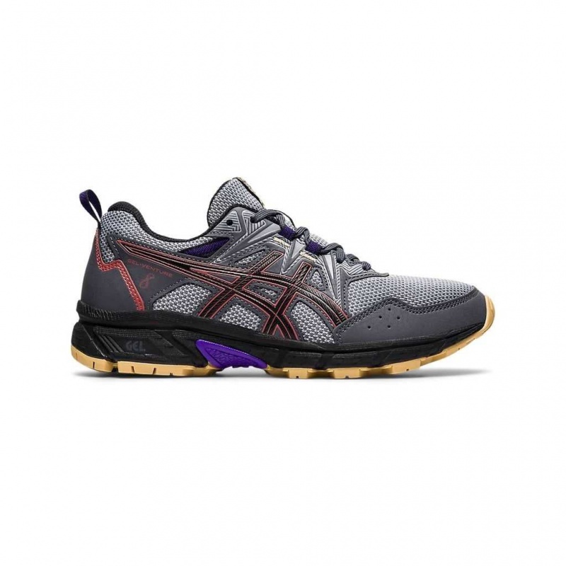 Carrier Grey/Red Brick Asics 1012A706.023 Gel-Venture 8 (D) Trail Running Shoes | YEBCD-5629