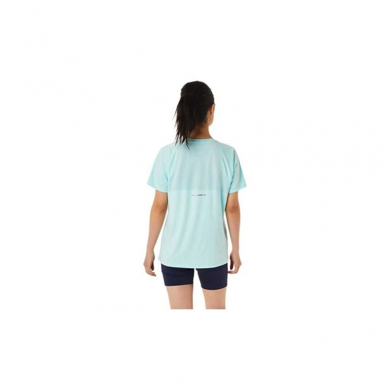Clear Blue Asics 2012C237.441 Pr Lyte Run Short Sleeve T-Shirts & Tops | BPQLU-7856