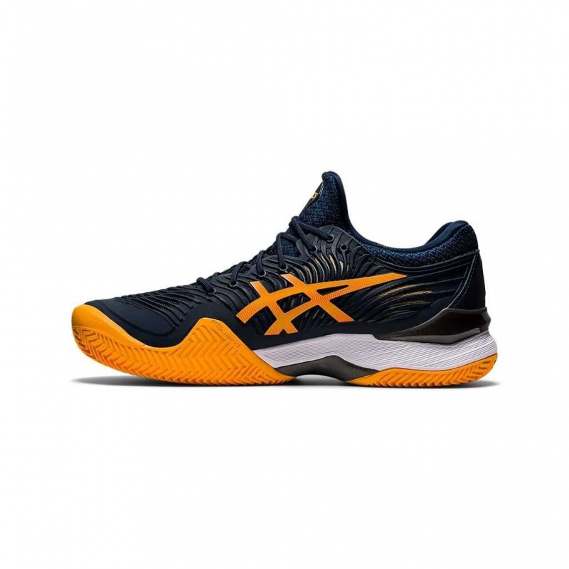 French Blue/Amber Asics 1041A082.402 Court FF 2 Clay Tennis Shoes | BEPVI-4263