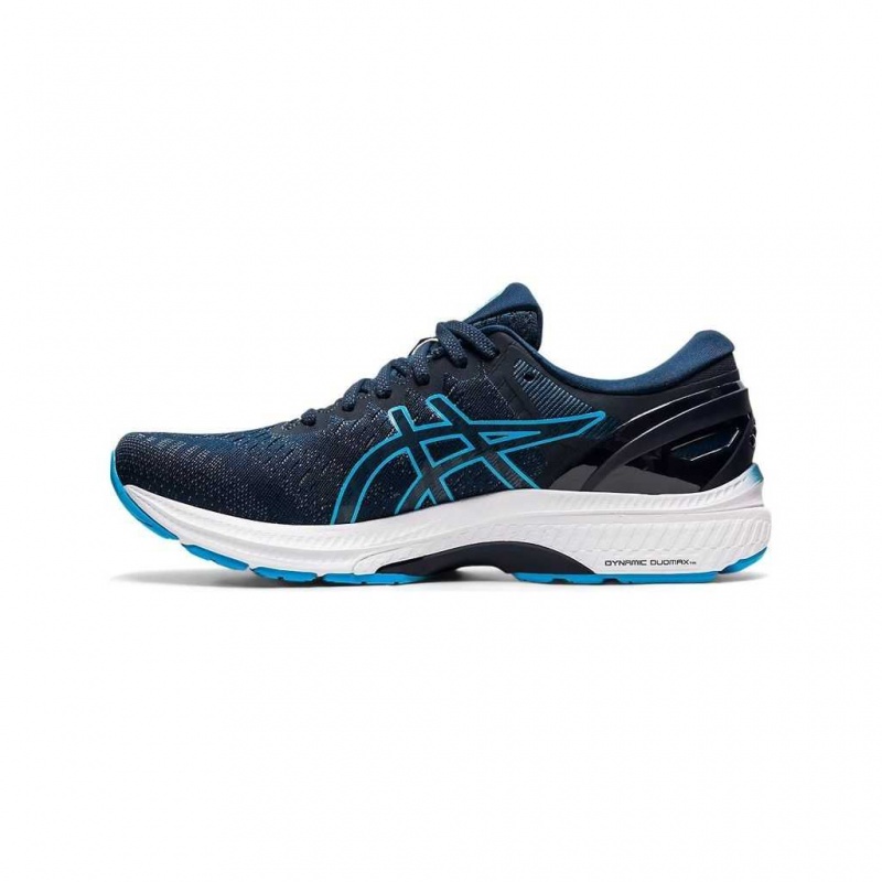French Blue/Digital Aqua Asics 1011A835.401 Gel-Kayano 27 (2E) Running Shoes | JCTIW-5318