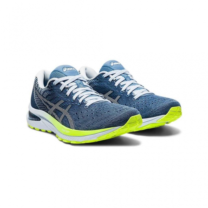 Grey Floss/White Asics 1012A741.400 Gel-Cumulus 22 Running Shoes | QMUXC-4385