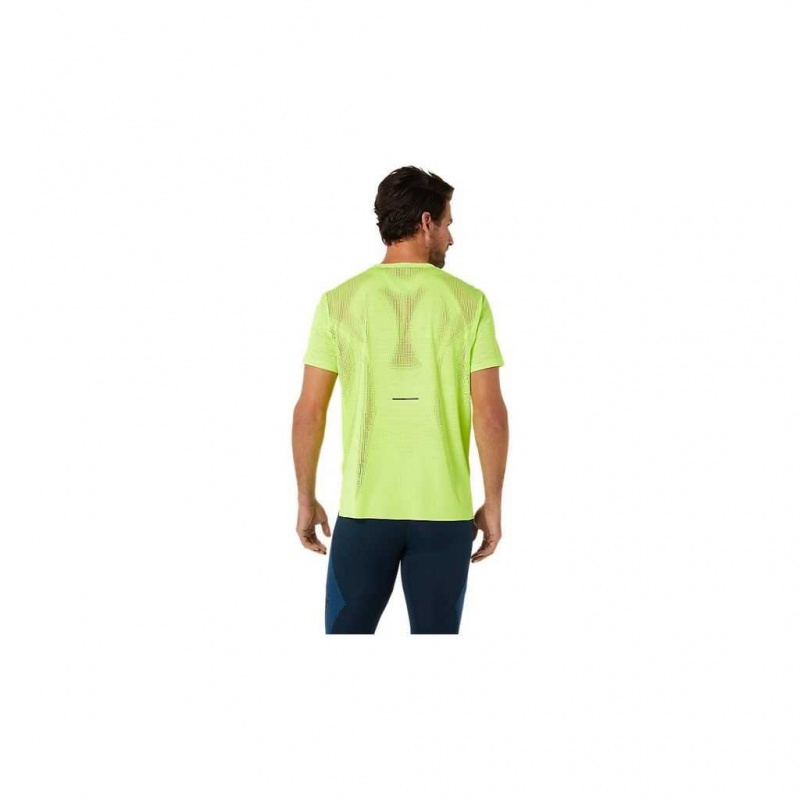 Hazard Green Asics 2011C231.302 Ventilate Actibreeze Short Sleeve Top T-Shirts & Tops | TZHEA-3605