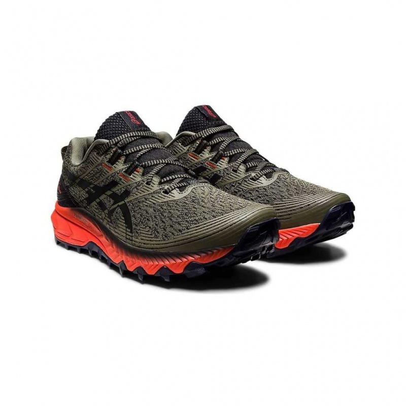 Mantle Green/Midnight Asics 1011B329.301 Gel-Trabuco 10 Trail Running Shoes | VIJSL-7046