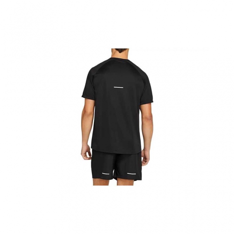 Performance Black/Carrier Grey Asics 2011B055.001 Icon Short Sleeve Top T-Shirts & Tops | SKCNT-8639