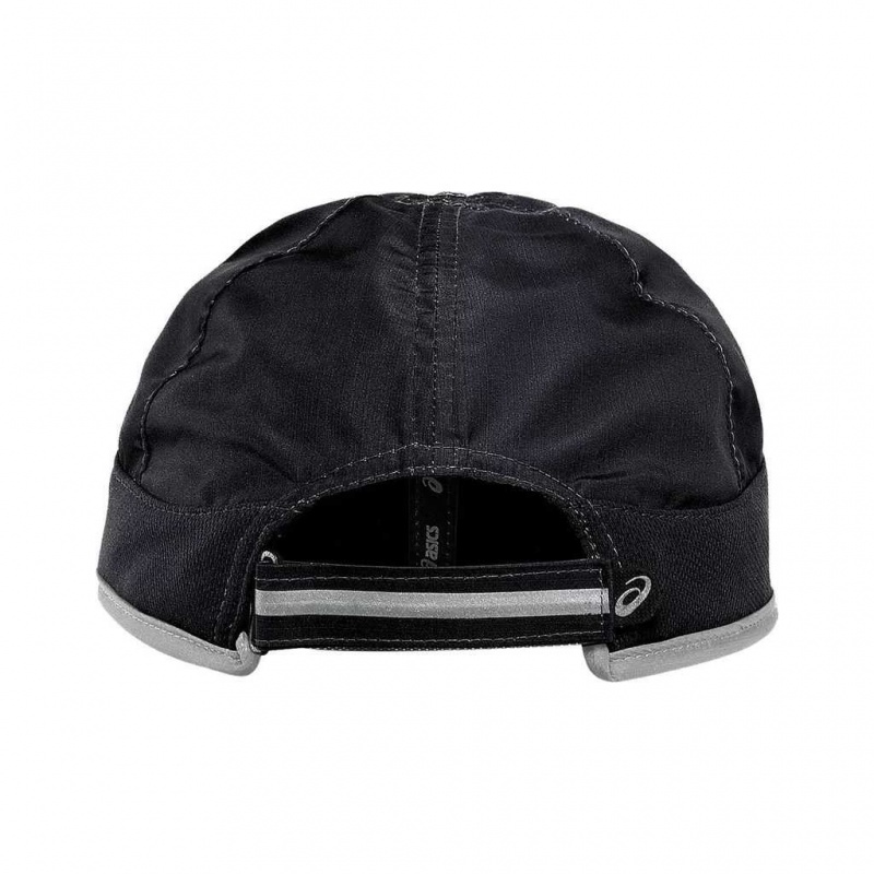 Performance Black/Grey Asics ZC2380.90 Mad Dash Cap Hats & Headwear | SRXOJ-3981