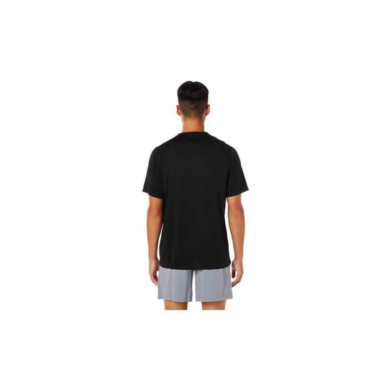 Performance Black/Performance Black Asics 2031B708.001 Short Sleeve Core Top T-Shirts & Tops | PMKWH-8271
