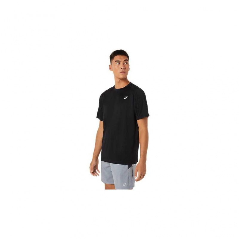Performance Black/Performance Black Asics 2031B708.001 Short Sleeve Core Top T-Shirts & Tops | PMKWH-8271