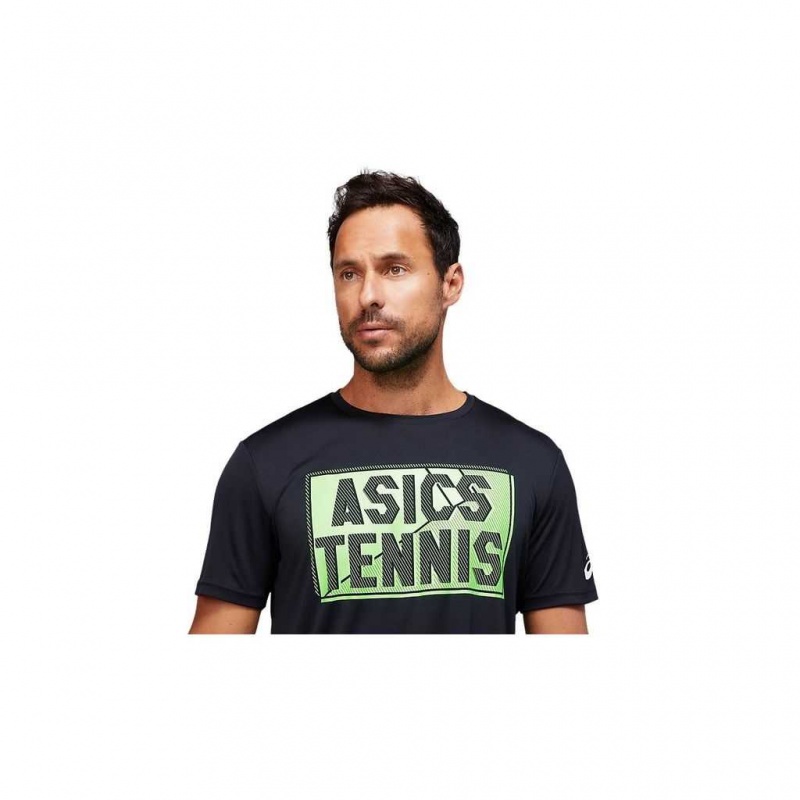 Performance Black Asics 2041A143.001 Graphic Tee T-Shirts & Tops | IWFCT-9754