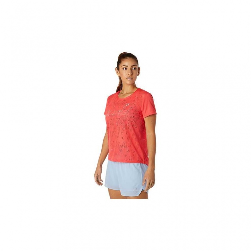 Pink Grapefruit Asics 2012C033.700 Ventilate Short Sleeve Top T-Shirts & Tops | VFLOJ-5196