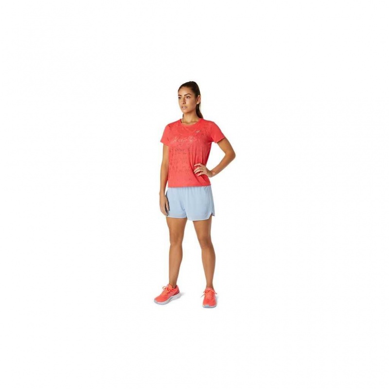 Pink Grapefruit Asics 2012C033.700 Ventilate Short Sleeve Top T-Shirts & Tops | VFLOJ-5196