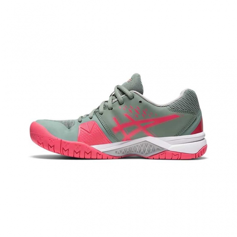 Slate Grey/Pink Cameo Asics 1042A041.021 Gel-Challenger 12 Tennis Shoes | UOPCM-2045