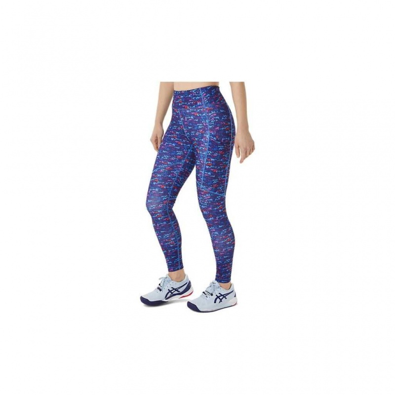 Tennis Japan Brushed Aop Orchid Asics 2032C055.538 New Strong 92 Printed Tight Tights & Leggings | RAMFI-1256