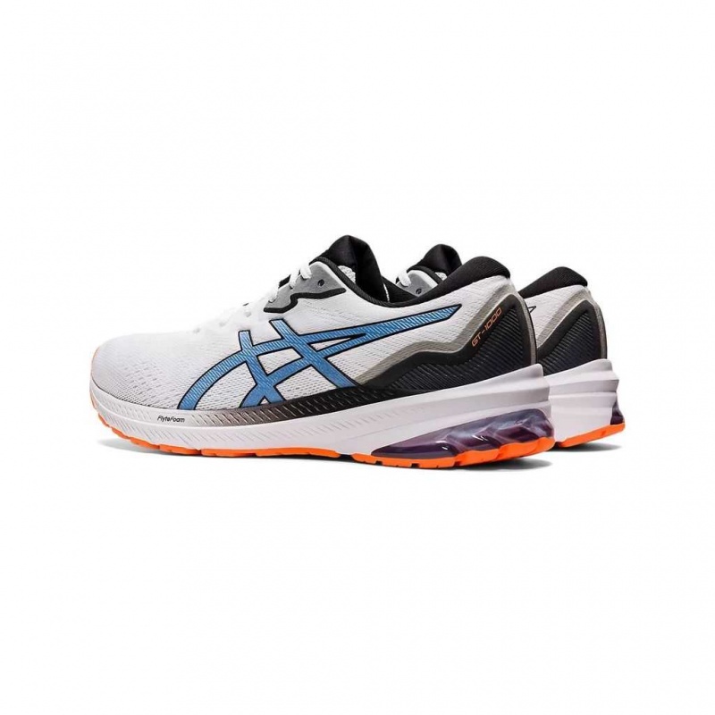 White/Blue Harmony Asics 1011B354.100 Gt-1000 11 Running Shoes | DNEJW-9260